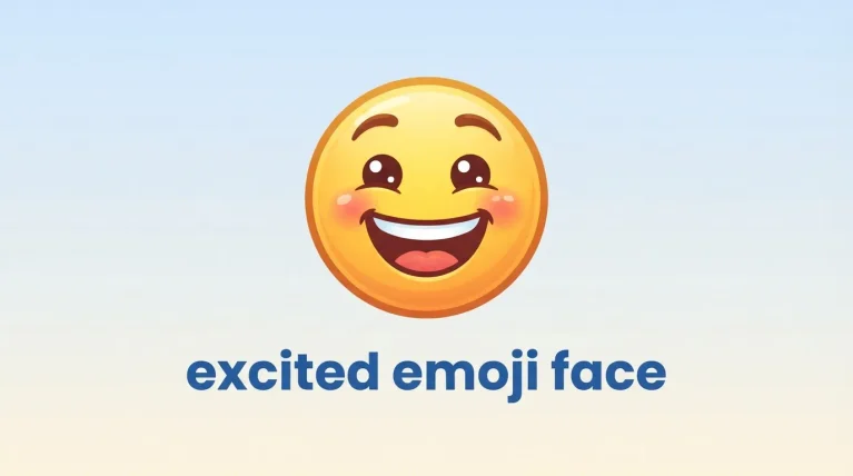 excited emoji face