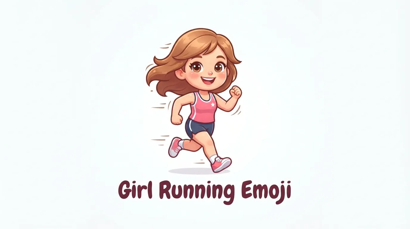 Girl Running Emoji