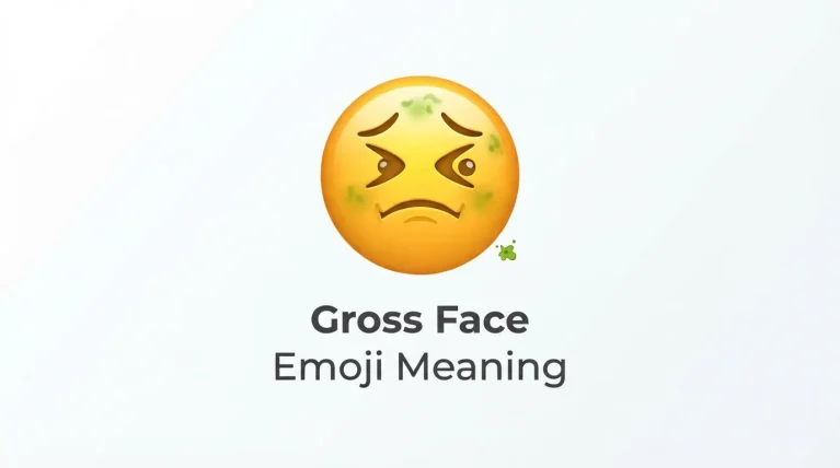 Gross Face Emoji Meaning