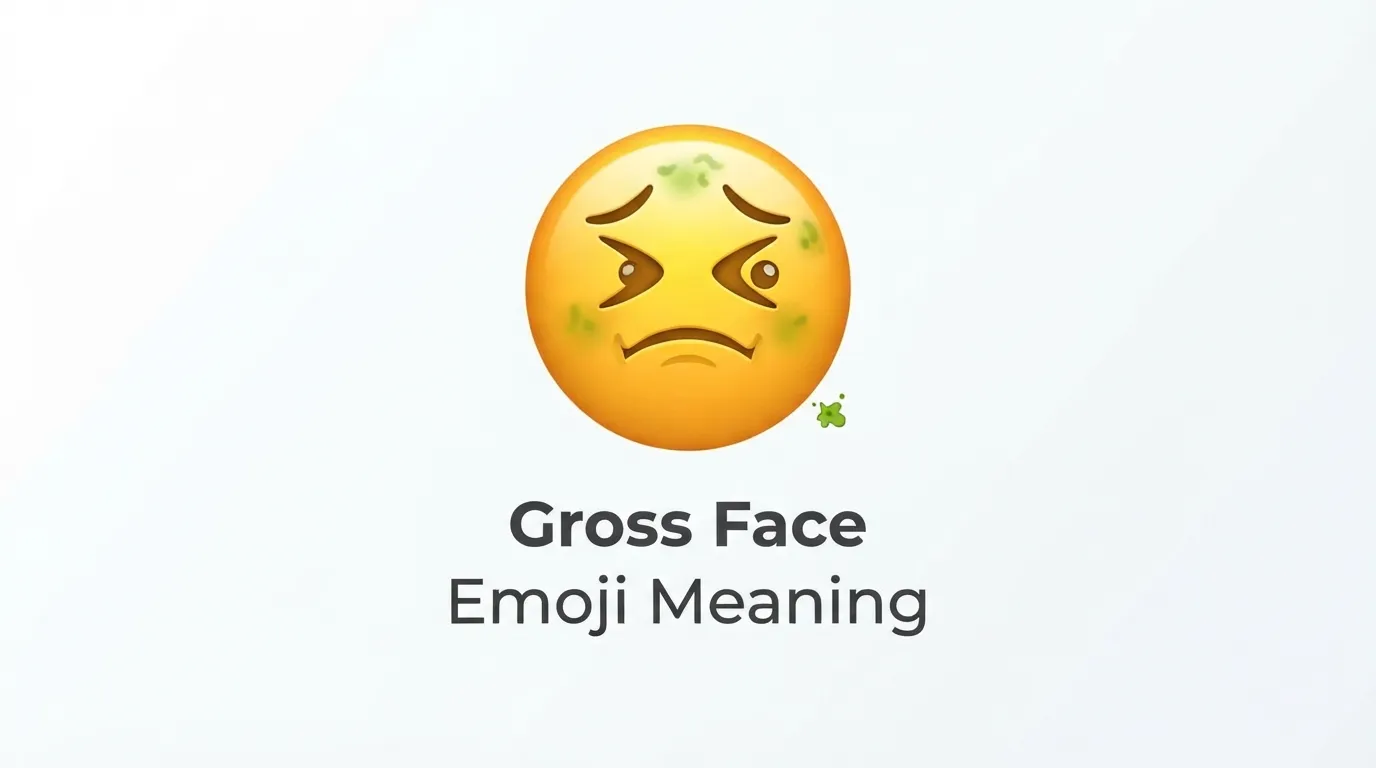 Gross Face Emoji Meaning