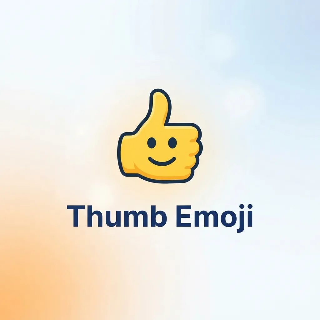How to use thumb emoji the right way