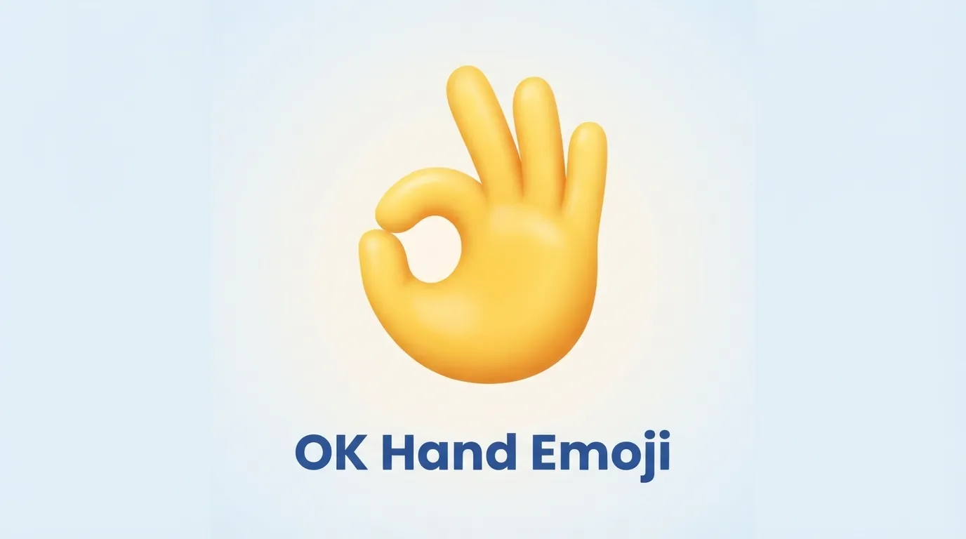OK Hand Emoji