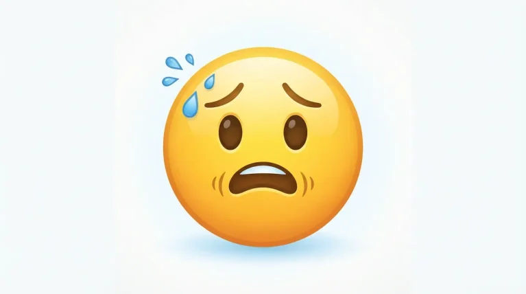 scared emoji