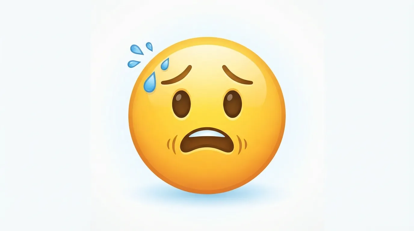 scared emoji