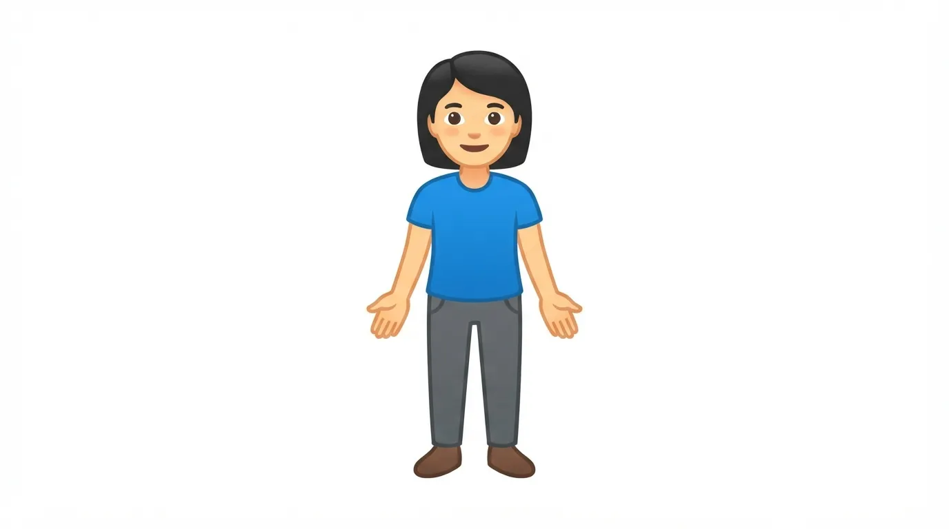 standing person emoji