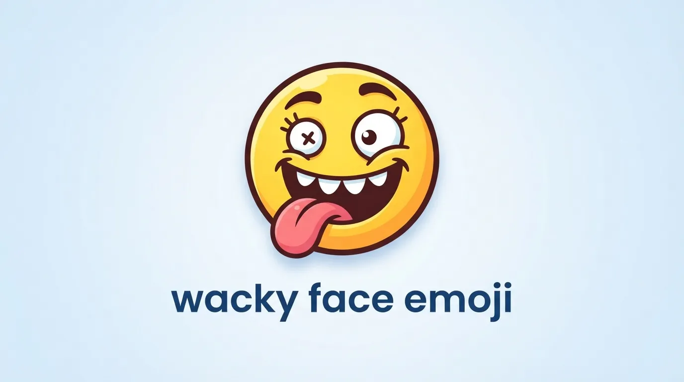wacky face emoji