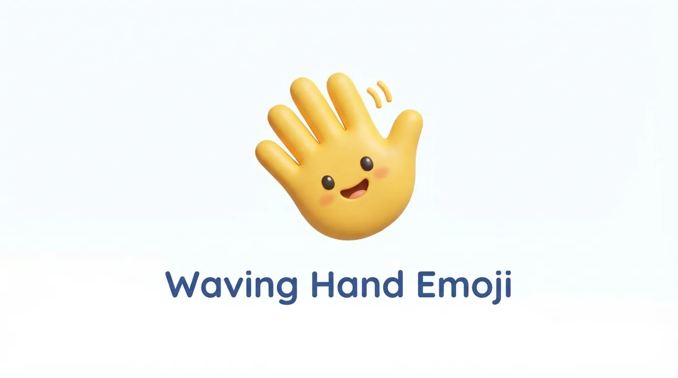 Waving Hand Emoji