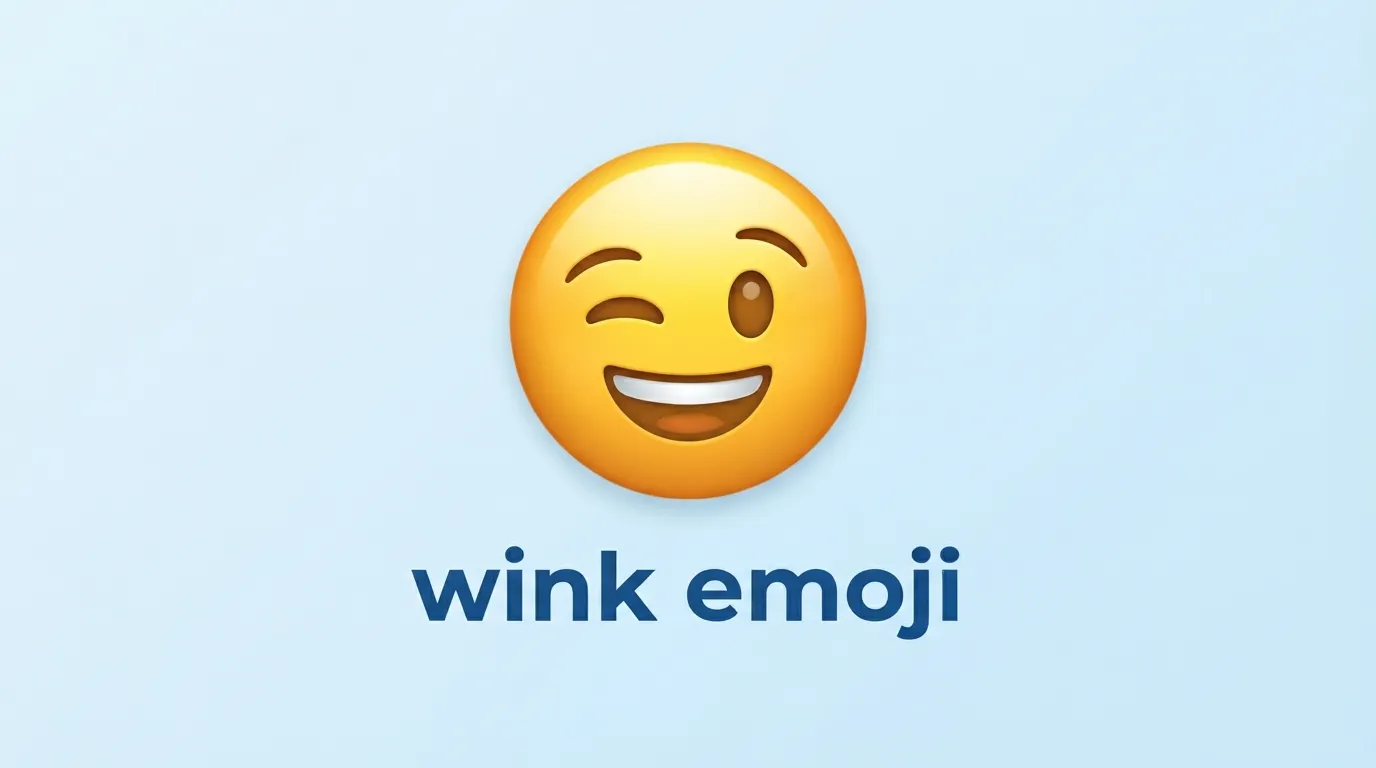 wink emoji