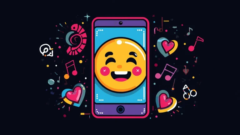 Blushing TikTok Emoji